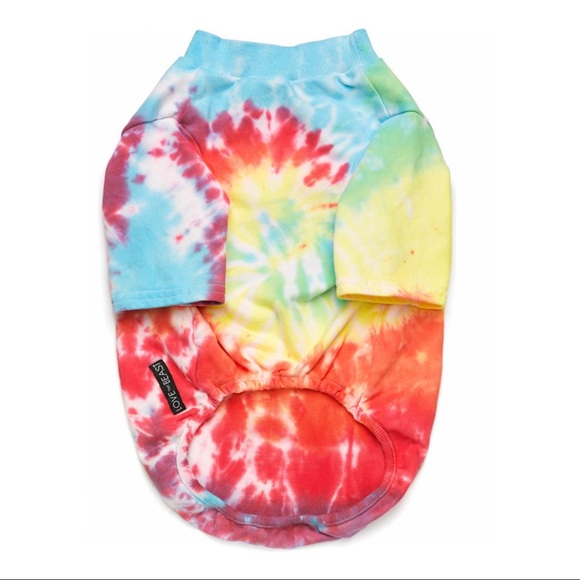 ✨🆕💖🐶LOVETHYBEAST TIE-DYE FULL BODY DOG TEE🐶💖 - Picture 3 of 6